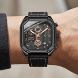 Mark Fairwhale FW-5570 QUADRAVEX - Men’s Square Chronograph Watch