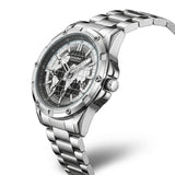 MARK FAIRWHALE FW-5130 CLASSIFOR - Quartz Watch World Dial & Luminous - Stainless Steel Design