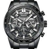 Mark Fairwhale FW-5880 ONYXARON - Men’s Black Chronograph Sapphire Crystal Watch