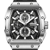 Mark Fairwhale FW-5960 BARONIX - Men’s Tonneau Chronograph Watch - Sporty