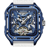 Mark Fairwhale FW-6530 ZEPHYROS - Skeleton Automatic Watch with Luminous Dial - Modern Design