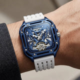Mark Fairwhale FW-6530 ZEPHYROS - Skeleton Automatic Watch with Luminous Dial - Modern Design